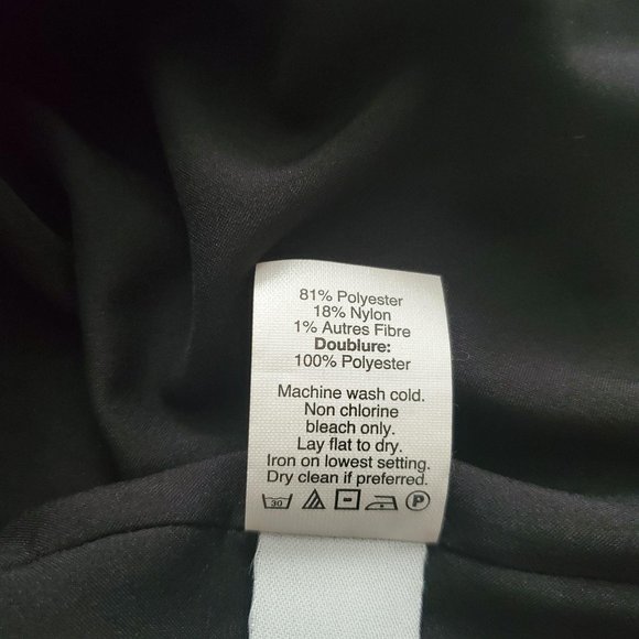 Madewell 1937 Women's Black Midnight Speckle Cut Out Mini Cocktail Dress Size 6 - Picture 16 of 16